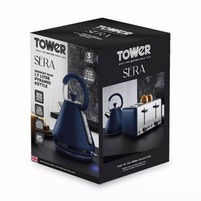 Tower Sera 3KW 1.7 Litre Kettle Midnight Blue