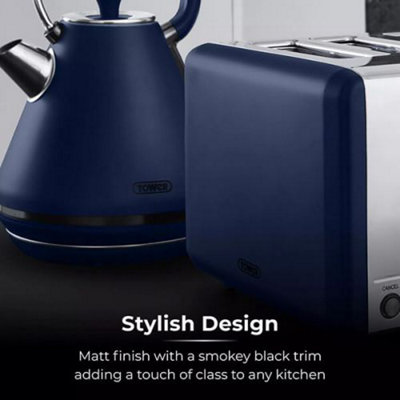 Navy blue kettles and toasters hotsell