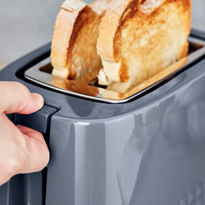 Tower Solitare 2 Slice Toaster Grey - 4