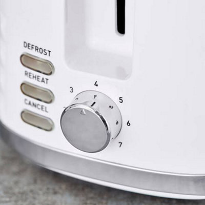 Tower Solitare 2 Slice Toaster White - 3