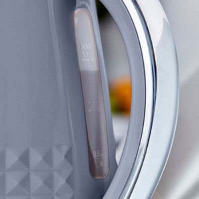 Tower Solitare 3KW 1.5 Litre Kettle Grey - 3