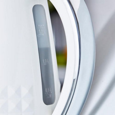 Tower Solitare 3KW 1.5 Litre Kettle White - 3
