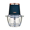 Tower T12058MNB Cavaletto 1L Glass Chopper 350W Blue and Rose Gold