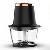 Tower T12058RG Cavaletto 1L Glass Chopper 350W Black and Rose Gold
