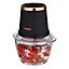 Tower T12058RG Cavaletto 1L Glass Chopper 350W Black and Rose Gold