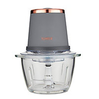 Tower T12058RGG Cavaletto 1L Glass Chopper 350W Grey and Rose Gold