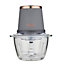 Tower T12058RGG Cavaletto 1L Glass Chopper 350W Grey and Rose Gold