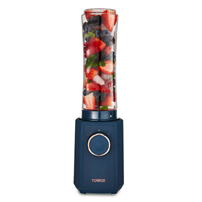 Tower T12060MNB Cavaletto 300W Personal Blender Blue & Rose Gold