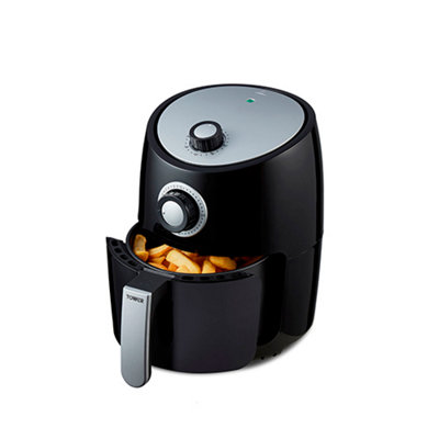 Tower T17023 2.2 Litre Manual Air Fryer - Black
