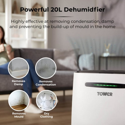 Tower T674004 - 20 Litre Dehumidifier - 3