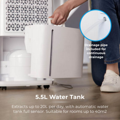 Tower T674004 - 20 Litre Dehumidifier - 6