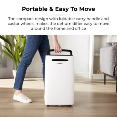 Tower T674004 - 20 Litre Dehumidifier - 8