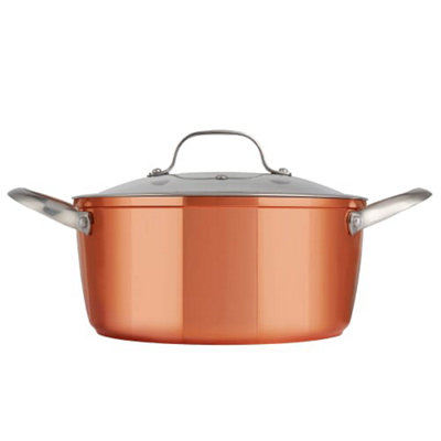 Tower T800015 Copper Forged 24cm Casserole
