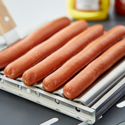 Tower T932024 Hot Dog Roller with wooden handle - 4