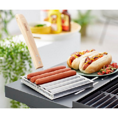 Tower T932024 Hot Dog Roller with wooden handle - 5