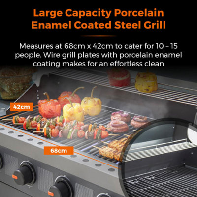 Tower T978524 - Stealth 4 Burner BBQ - 4