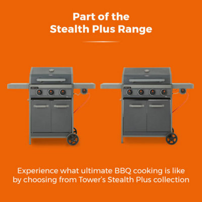 Tower T978524 - Stealth 4 Burner BBQ - 9