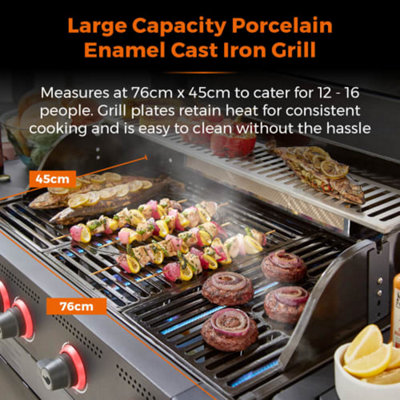 Tower T978526 - Stealth 6 Burner BBQ - 4