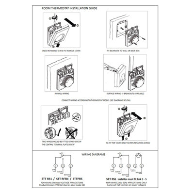 Tower Thermostat Tamper Proof Combi Boiler 10 - 30 Degrees Temperature Switch Dial STTPRS - 4