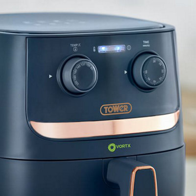 Tower Vortx 3.8 Litre Manual Air Fryer Blue - 3