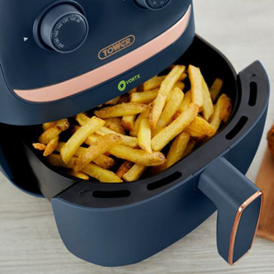 Tower Vortx 3.8 Litre Manual Air Fryer Blue - 4