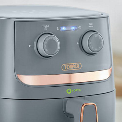 Tower Vortx 3.8 Litre Manual Air Fryer Grey - 3