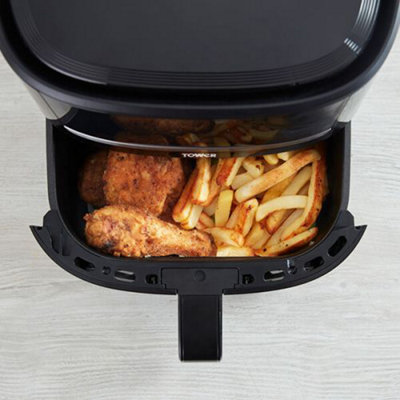 Tower Vortx 6 Litre Digital Space Saver Window Air Fryer Black - 3