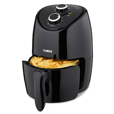 Tower T17087 Vortx Compact Air Fryer, 2L, 1000W, Black, New & Sealed