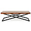 Towly - Set of Coffee Table & 2 Wooden Trays - Walnut