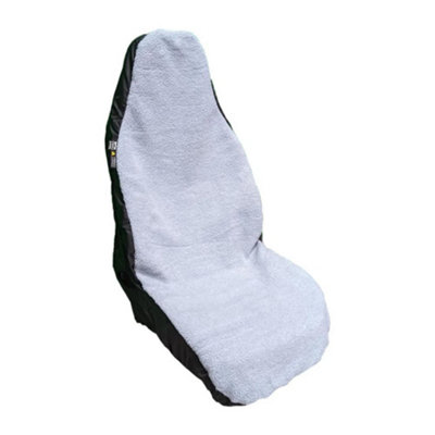 Town & Country Covers Sherpa Fleece Fluffy White Waterproof Car Seat Cover