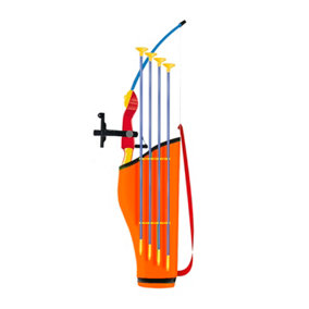 Toy Archery Bow and Arrow Set w/ Bag & Sucker Arrows