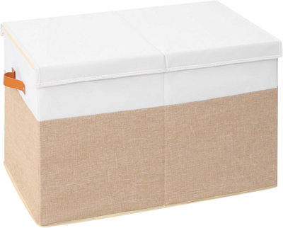 Toy Box Chest with Lid, Collapsible Sturdy Foldable Toy Storage ...