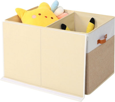 Toy Box Chest with Lid, Collapsible Sturdy Foldable Toy Storage ...
