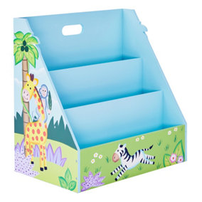Toy Furniture Hot Air Balloons Bookshelf - L61 x W29 x H110 cm - Blue/ Multi Color