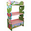 Toy Furniture Magic Garden Bookshelf - L56 x W29 x H97 cm - Pink/Green