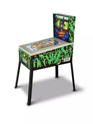 Toy Shock Haunted House Electronic Pinball Machine With Digital Score Board