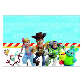 Toy Story 4 Characters Party Table Cover Multicoloured (One Size)