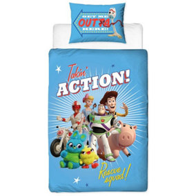 Toy Story 4 Rescue Single Duvet Cover and Pillowcase Set