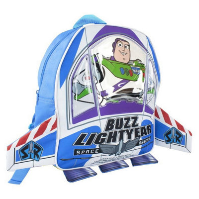 Toy Story Childrens Kids 3D Buzz Lightyear Backpack Multicoloured One Size
