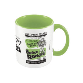 Toy Story Space Ranger Buzz Lightyear Mug Green/White (One Size)