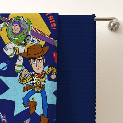 Toy Story Towel Large Kids Woody Buzz Star Beach Bath Pool