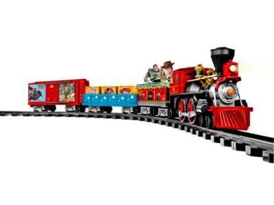 Disney toy store train set