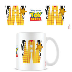 Toy Story W Alphabet Mug White/Yellow (One Size)