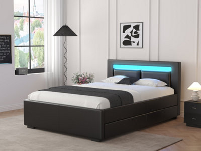 Ottoman bed with deals speakers