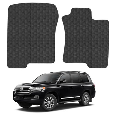 Toyota Land Cruiser 2021-Onwards Car Floor Mats Rubber Tailored Fit 4pcs Set