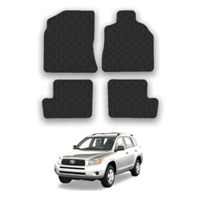 Toyota Rav4 2000-2006 Car Floor Mats Tailored Fit Heavy-Duty Rubber 4pcs Set