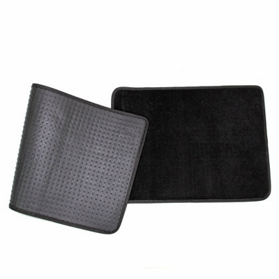 Toyota Yaris Car Floor Mats Mk3 2011 to 2020 Tailored Carpet 3pc Set Black - 9