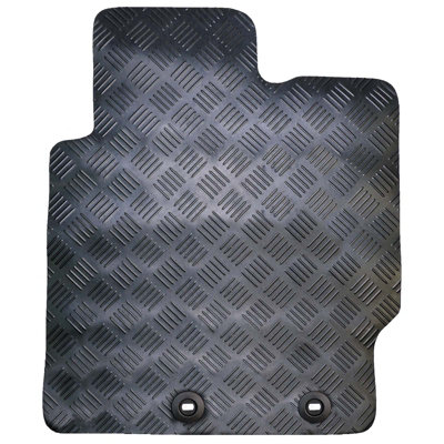 Toyota Yaris Tailored Car Floor Mats Mk3 2011 to 2020 Rubber 3pc Set Black