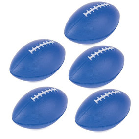 Toyrific 150Mm Spungee Rugby Ball Pack Of 5