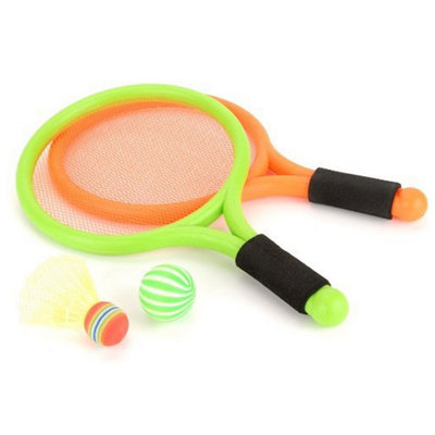 Toyrific Wooden Effect 38cm Racket Set